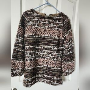 ZARA- Special Edition- boucle top. Beautiful!! Size Small
